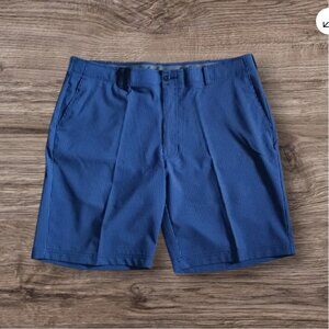 Ben Hogan Performance Mens Golf Shorts Size 40 Blue Chino Flat Front